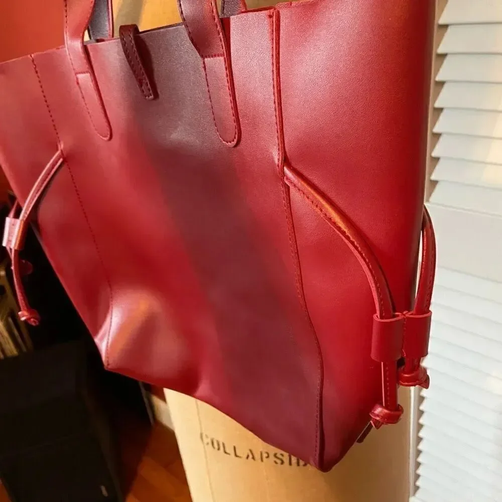 NO BRAND | burgundy laptop/tote bag NEW